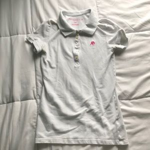 White Aeropostale Collared Shirt